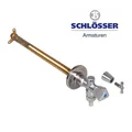 Produktbild: Außenarmatur frostsicher SCHLÖSSER 1/2 Zoll x 420mm kürzbar, 2 in 1 Außenventil