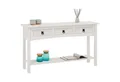 Produktbild: CARO-Möbel Konsolentisch RURAL, Konsolentisch Schreibtisch Beistelltisch Kiefer massiv weiß Mexiko Sti