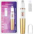 Produktbild: Nasenhaartrimmer Frauen, Damen Schmerzloser Ohr- und Nasenhaartrimmer Rose Gold