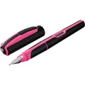 Produktbild: Pelikan Füller Style Neon Pink P57, Feder M, Links-und Rechtshänder, Kunststoff, schwarz/neonpink