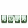 Produktbild: Lyngby Glas Whiskyglas Sorrento 4er Set, Tumbler, Glas, Grün, 320 ml, 27730