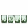Produktbild: Lyngby Glas Whiskyglas Sorrento 4er Set, Tumbler, Glas, Grün, 320 ml, 27730