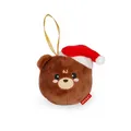 Produktbild: Legami - Weihnachtsdekoration aus Plüsch Oh-Oh-Ornaments, Teddy Bear, Weihnachtskugel, zum Aufhängen am Baum, aus Polyester, 9 x 10 x 4 cm
