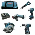 Produktbild: MAKITA DGA452 Z Akku Winkelschleifer 18V LXT Akku Werkzeug Set