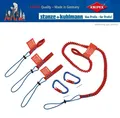 Produktbild: KNIPEX 00 50 04 T BK Sicherungssystem-Set 6-teilig für Befestigungsösen