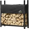 Produktbild: Shelter Logic Metall Kaminholzregal inkl. Abdeckung,schwarz,120 x 36 x 119 cm (L x B x H)