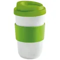 Produktbild: KAHLA Coffee-to-go-Becher Fillit Becher + Trinkdeckel, 1-tlg., Porzellan, Made in Germany grün 400 ml | 13 cm