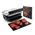 Produktbild: Tefal OptiGrill Elite XL Kontaktgrill, 16 Programme, Digitales Display mit Garstufenanzeige, abnehmbare XL-Platten, Grillboost-Funktion, intuitive Bedienung, Elektrogrill, Edelstahl, GC760D12
