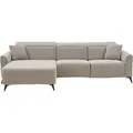 Produktbild: Ecksofa - 280 x 167 cm - Beige - Webstoff - elektr. Reclinerfunktion - Beige