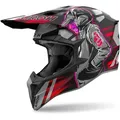 Produktbild: Airoh Motocrosshelm Wraaap Cyber schwarz XS
