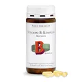Produktbild: Vitamin-B-Komplex-Kapseln mit Vitamin B1 B2 B3 B5 B6 B9 Folsäure B12  152,31€/kg
