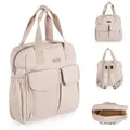 Produktbild: Cangaroo Wickeltasche Mivida Clips Wickelunterlage Reißverschluss Schultergurte beige