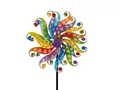 Produktbild: formano Gartenfigur Buntes Windrad für den Garten aus Metall Dekoratives Windspiel