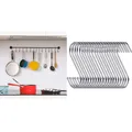 Produktbild: Moderne S-Haken in Silber – 10 Stück, ideal zum Aufhängen von Utensilien