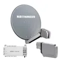 Produktbild: Kathrein CAS 80 Sat-Antenne Graphit (gr) multifeedfähig - 12 Teilnehmer
