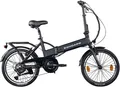 Produktbild: Zündapp E-Bike Faltrad Z101, 6 Gang Shimano Tourney RD-TY300 Schaltwerk, Kettenschaltung, Heckmotor, 270 Wh, Pedelec, Elektrofahrrad für Damen u. Herren