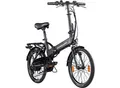 Produktbild: Zündapp Z101 20 Zoll Elektro Klapprad für Erwachsene 150 - 180 cm 6 Gang E Klappfahrrad E Bike Faltrad Pedelec StVZO schwarz