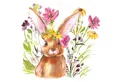Produktbild: Ambiente® Papierserviette Girl Bunny, (20 St), 20 Stück