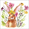 Produktbild: Ambiente Servietten Papier 33 x 33 cm Ostern Hasendame Tischdekoration Basteln