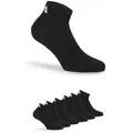 Produktbild: Fila Kurzsocken UNISEX INVISIBLE PLAIN SOCKS (6-Paar) Baumwollmischung, Rippenbündchen, flache Zehennaht schwarz 35-38