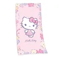 Produktbild: Herding Hello Kitty Velourstuch, 75 x 150 cm, 100% Baumwolle/Velours