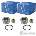 Produktbild: 2X SKF RADLAGER-SATZ VORNE HINTEN PASSEND FÜR CITROËN AX SAXO PEUGEOT 106