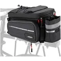 Produktbild: Wiltec Gepäckträgertasche Schwarz 20L Fahrradtasche Gepäckträger Gepäcktasche