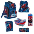 Produktbild: Spiderman 6 teiliges Schulranzen Set Mäppchen Lunchbox Trinkflasche Sportbeutel