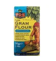 Produktbild: 1000g KICHERERBSENMEHL von TRS Gram Flour Pure 1kg Kichererbsen Mehl gelb Indien