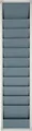 Produktbild: Werkstattplaner H1282xB315xT76mm grau 1-reihig