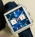 Produktbild: TAG Heuer Uhr Monaco Chronograph blau Ref. CBL2111.FC6453  NEU FULL SET