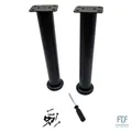 Produktbild: VETIN 2 Stück Möbelfüße Verstellbar, Möbelfüße Höhenverstellbar 25-43cm, Metall