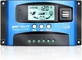 Produktbild: 60A MPPT SolarLaderegler, Solar Ladegerät Controller mit LCD Display Dual USB mehrere Laststeuerungsmodi, MPPT technischer maximaler Ladestrom
