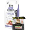 Produktbild: BRIT Care Cat Grain-Free Sterilised Weight Control 7kg + Pro Plan 1x400g GRATIS!