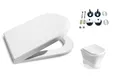 Produktbild: Ramm Toilettensitz kompatibel mit Roca Nexo WC Sitz aus antibakteriellem Duroplast, Toilettendeckel mit Absenkautomatik Soft Close