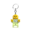 Produktbild: LEGO Baby LED Schlüsselanhänger – große Minifigur 5,1 cm mit Licht (KE209H), beweglich, weiß, mit Batterien – originelles Accessoire für Schlüssel, Rucksack oder Schlüsselband