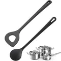 Produktbild: Westmark Spitzlochlöffel + Rühr-/Kochlöffel-Set, 2tlg., Hochhitzebeständig