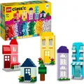Produktbild: LEGO Classic Kreative Häuser, Bausteine-Set für Kinder, Konstruktionsspielzeug mit 850 Steinen, Haus-bauen-Spielzeug mit Zubehör, Geschenk für Jungen und Mädchen ab 4 Jahren 11035