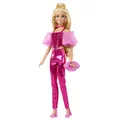 Produktbild: Mattel Barbie Deluxe Style-Modepuppe #5 in rosafarbenem Metallic-Outfit mit ...