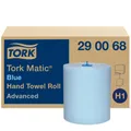 Produktbild: Essity Professional Hygiene Germany GmbH Tork Handtuchrollen Matic®, H1-kompatibel, 21 cm x 150 m, blau, 2-lagiges Papierhandtuch für hochfrequentierte Waschräume, lebensmittelecht , 1 Paket = 6 Rollen à 612 Tücher = 3.672 Tücher 290068