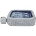 Produktbild: Bestway® LAY-Z-SPA® Energiespar-Whirlpool San Francisco HydroJet ProTM mit App-Steuerung, für 7 Personen 230 x 230 x 71 cm, Marmor-Optik (Samtg... - Grau