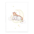 Produktbild: Herding Baby Best Microfaser-Flauschdecke Sleeping on the moon, 75 x 100 cm, 100% Polyester, Twin