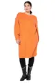 Produktbild: Studio Untold Damen große Größen Übergrößen Plus Size Strickkleid, Oversized, Schmucknähte orange 50+ 837003664-50+