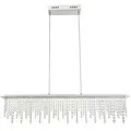 Produktbild: Globo 68405-24H LED Hängeleuchte Deckenleuchte 1x24W | 1700L | 3000-6000K - dimmbar chrom, Kristall, transparent