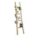 Produktbild: Dekoleiter 150 cm Vintage Kleiderleiter Holzleiter Garten Handtuchhalter-Leiter
