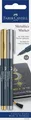 Produktbild: FABER CASTELL Metallics Metallic Marker Stift Silber und Gold 2 Stück Blister