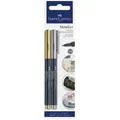Produktbild: FABER-CASTELL Metallics Marker, 2er Blisterkarte 1 bis 40 Stk SPARE 75%