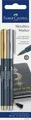Produktbild: FABER-CASTELL 160796 Metallics Marker Faserspitze Metalliceffekt gold silber 2St