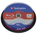 Produktbild: Verbatim Blu-ray-Rohling Blu-ray BD-RE 25 GB 10er Spindel 2x 43694