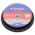 Produktbild: Verbatim BD-RE 25 GB, 2x, 10er Pack Spindle Blu-Ray-Rohlinge #25401148